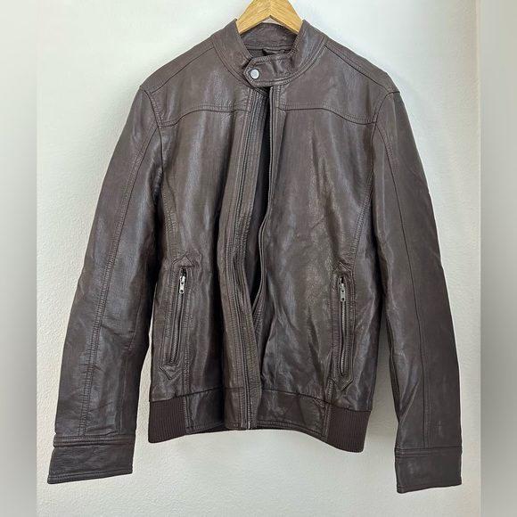 Forever21 Men Jacket Leather - Picture 1 of 7
